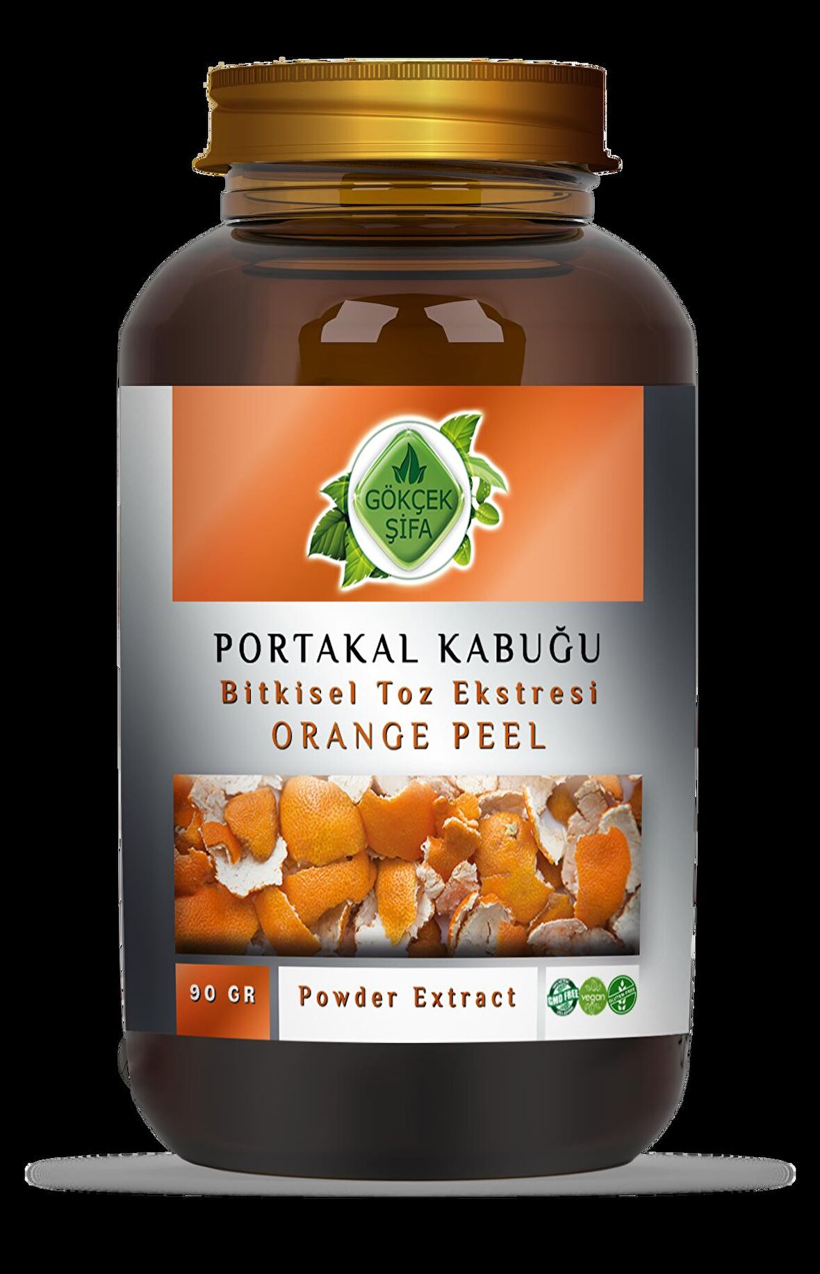Portakal Kabuğu Toz Ekstresi 90 Gr Cam Kavanoz
