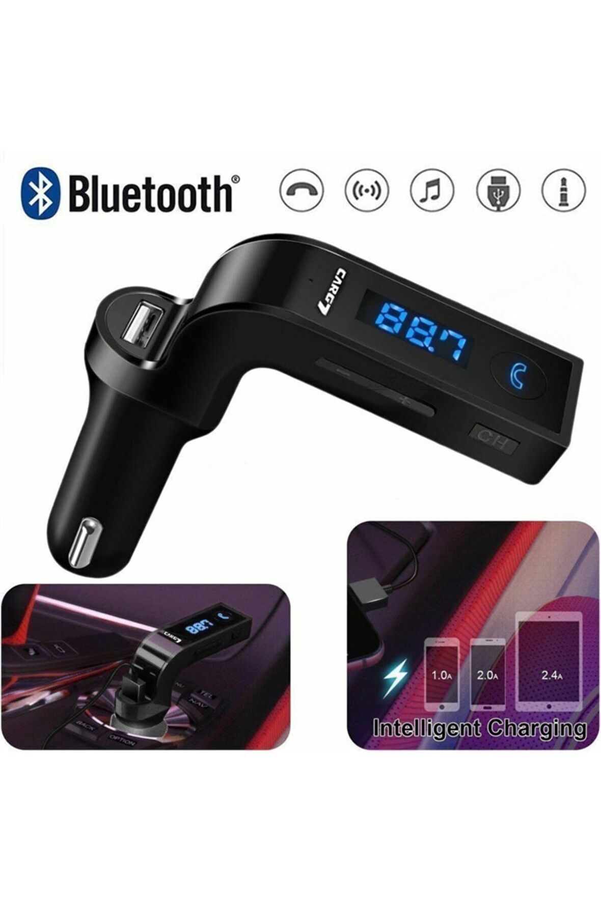 Car G7 Bluetooth Araç Kiti