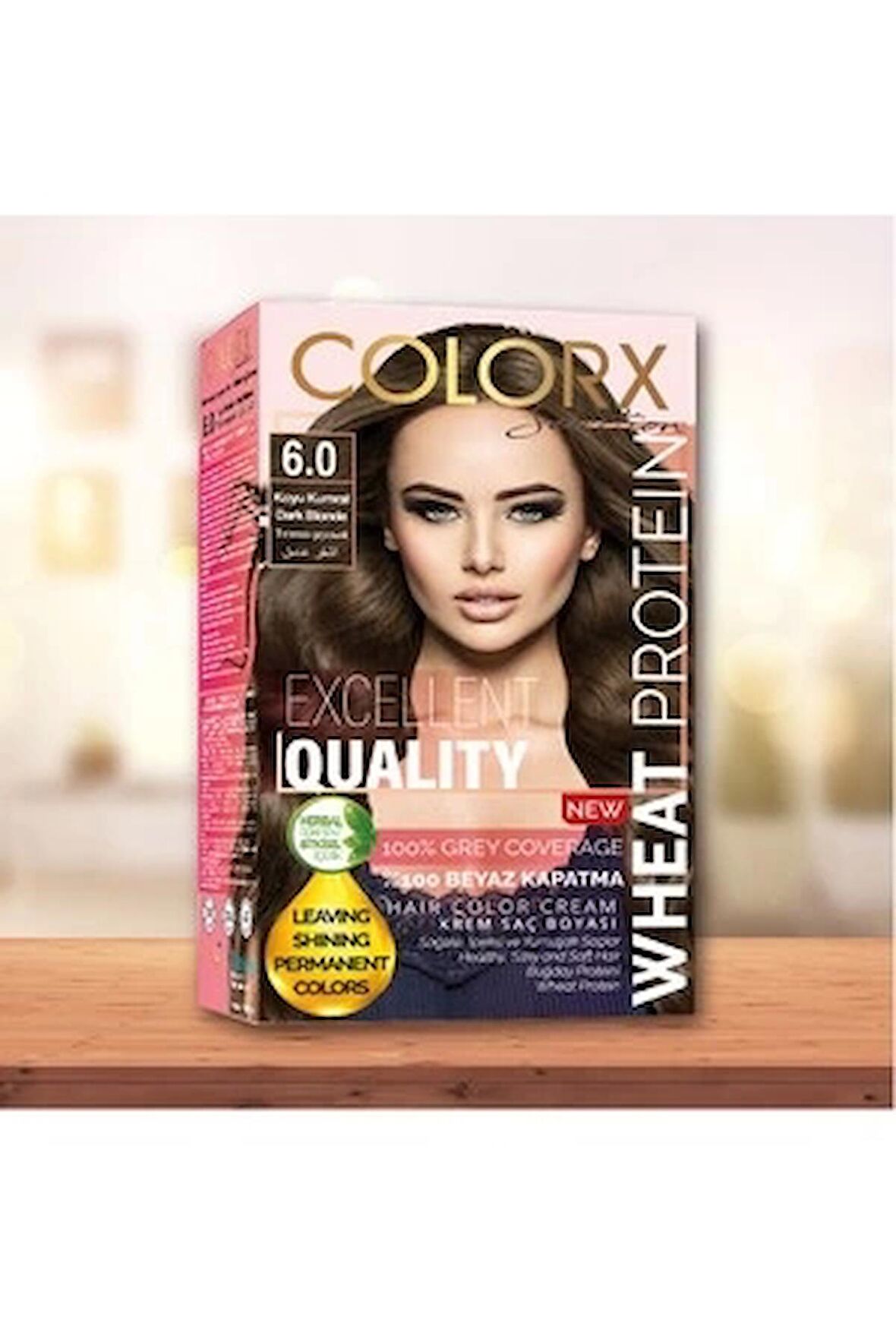 Colorx Saç Boyası Tek Set - 6.0 Koyu Kumral