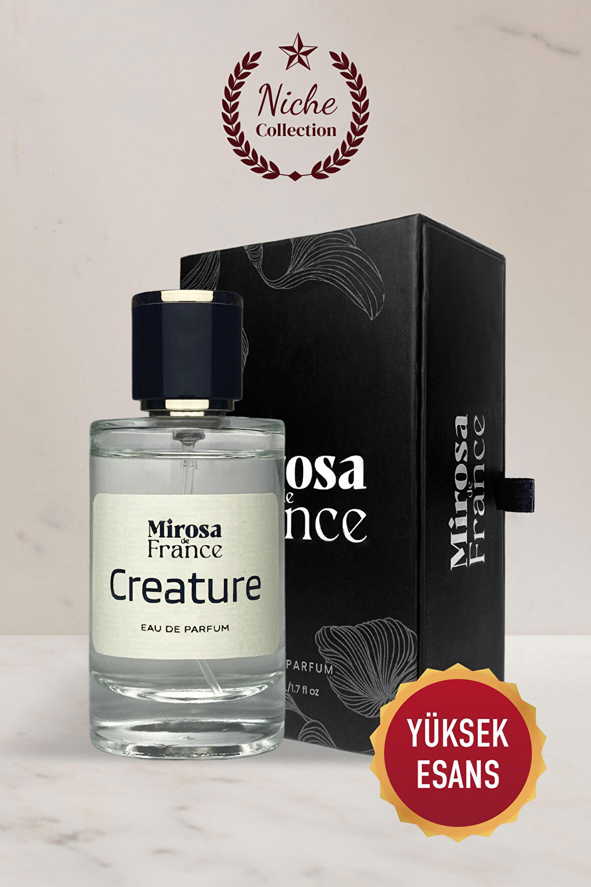 Mirosa de France Creature Niche Collection Yüksek Kalıcı Erkek Parfum invictus EDP Premium Kutu 50ml N502