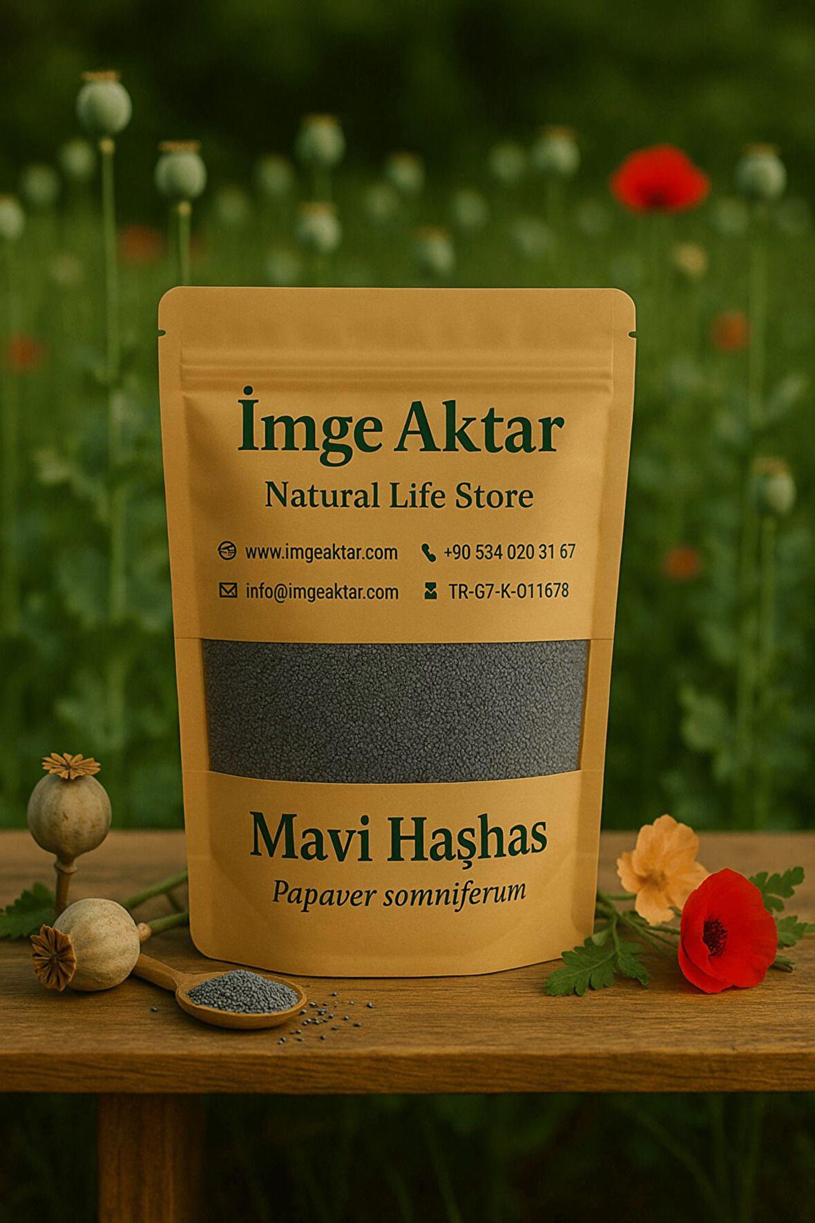 Mavi Haşhaş 100g