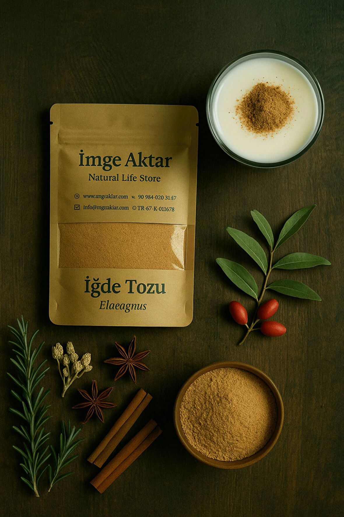 İğde Çekirdeği Tozu 150g