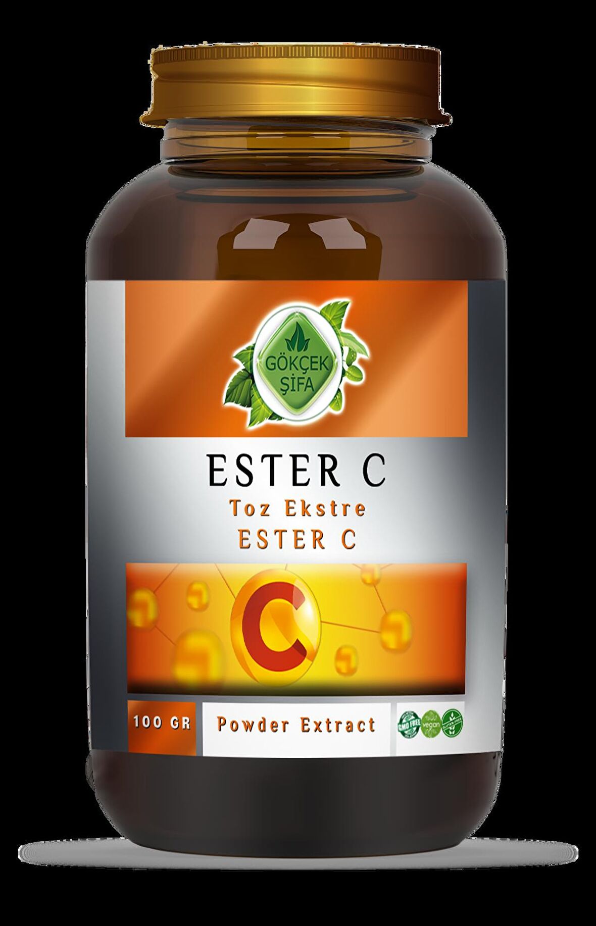 Ester C Toz Ekstresi 100 Gr. Cam Kavanoz