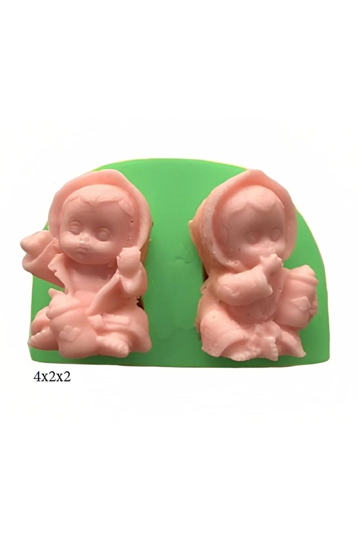 Bebek Modeli Silikon Şeker Hamuru Dekor, Sabun, Saksı Ve Mum Kalıbı