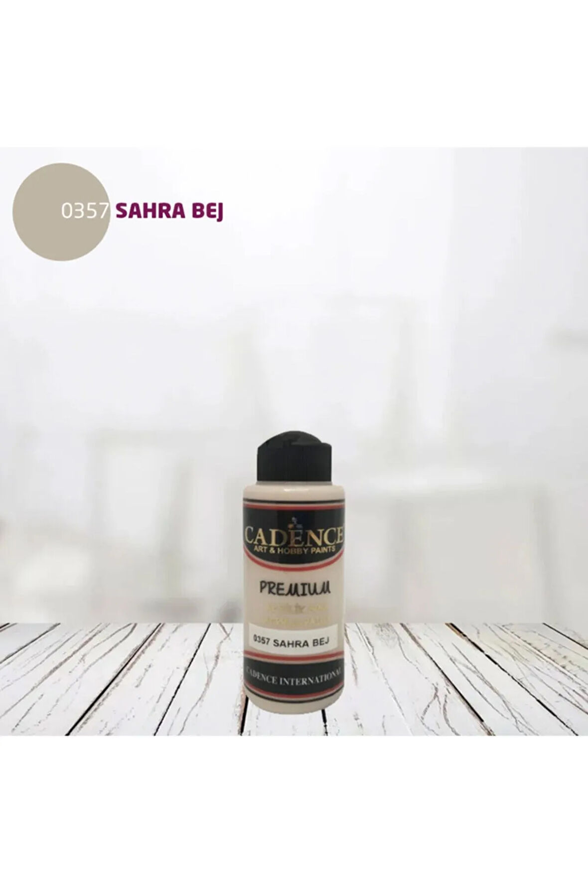Cadence Premium Akrilik 0357 Sahra Beji - 120ml