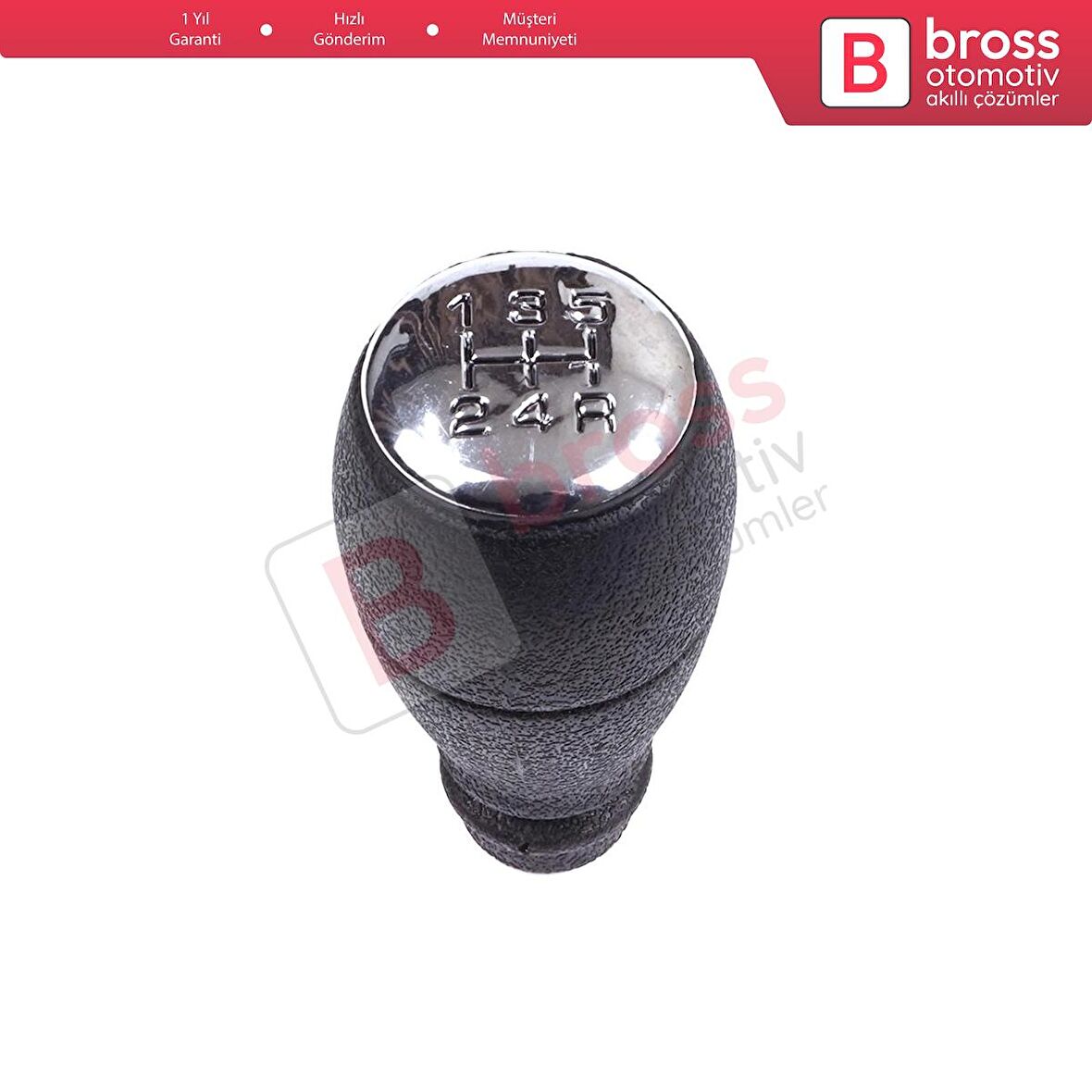 Citroen Berlingo Peugeot Partner MK1 2403.T9 İçin Siyah Krom Renk Manuel 5 İleri Vites Topuzu