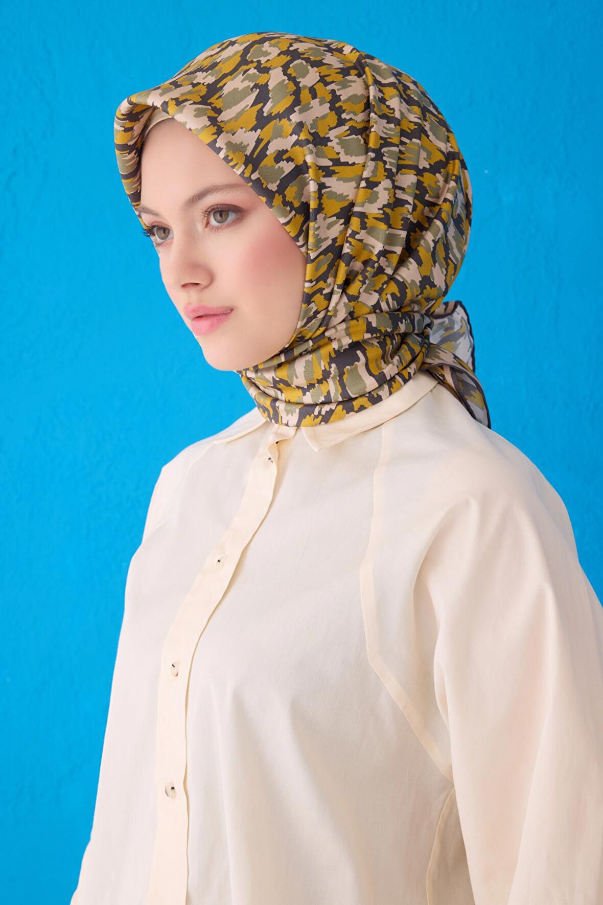 Saf İpek Eşarp 4103D (Twill İpek)