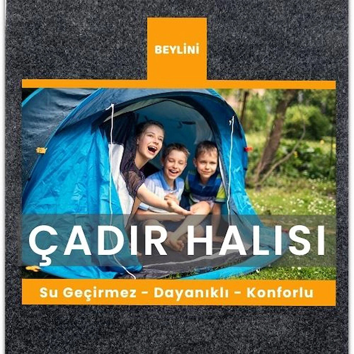 Kamp Matı Çadır Halısı Kaymaz Su Geçirmez Zemin Koruyucu Çadır İçi Dışı Kullanıma Uygun