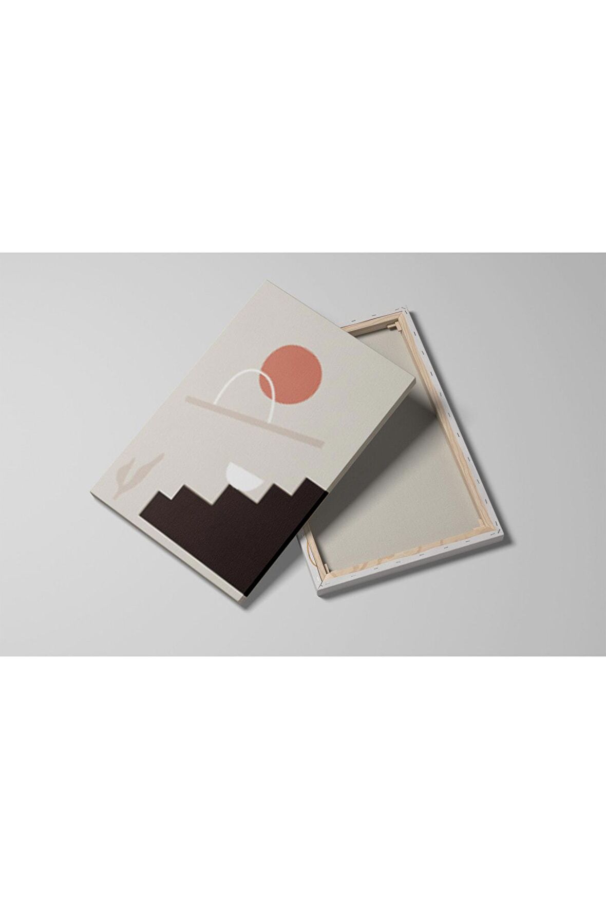 Cafeler Kahve Büfe Büfeler Için Abstract Trend Dekoratif Kanvas Canvas Tablo