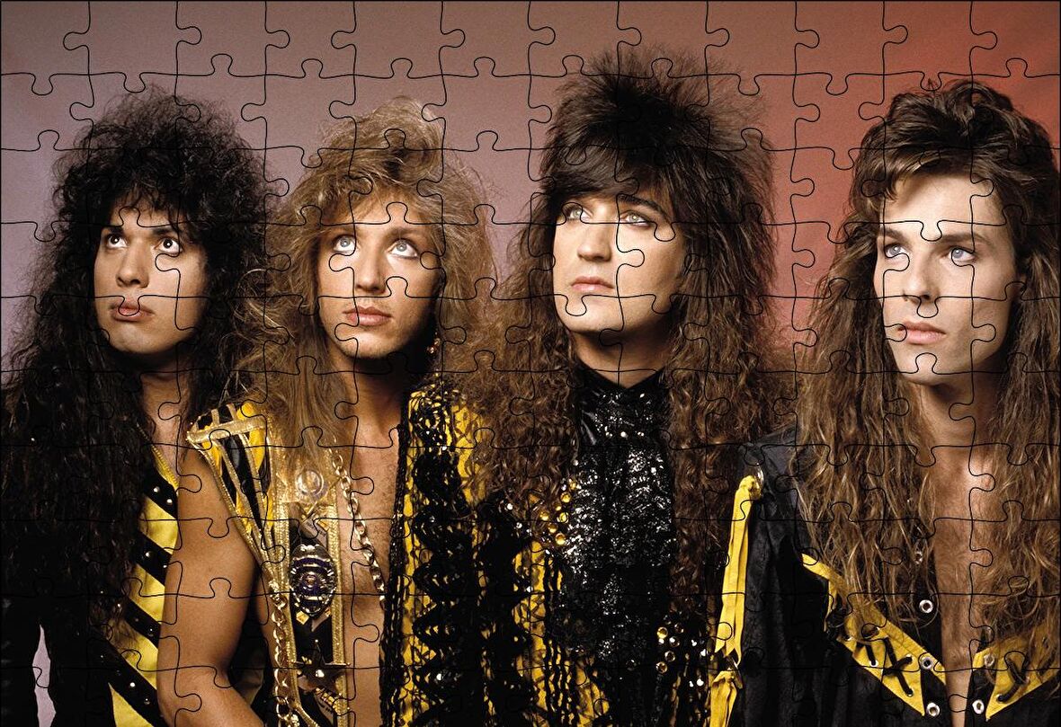 Cakapuzzle   80 ler Moda Puzzle Yapboz MDF Ahşap