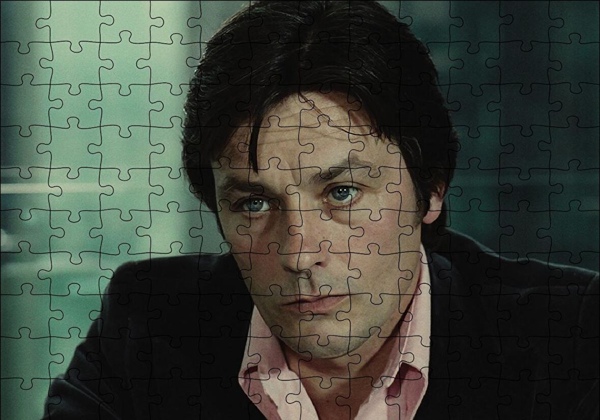 Cakapuzzle  Alain Delon Renkli Görseller Puzzle Yapboz MDF Ahşap