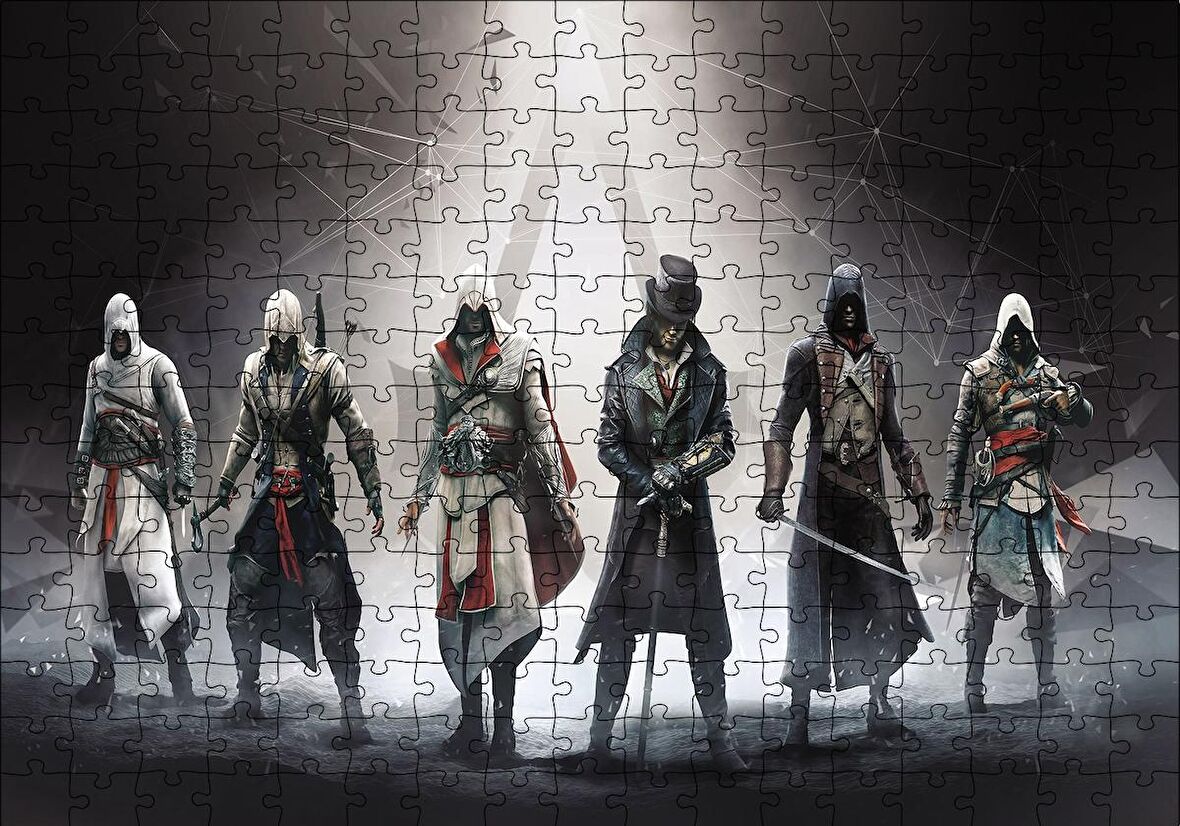 Cakapuzzle  Assassin Creed Puzzle Yapboz MDF Ahşap