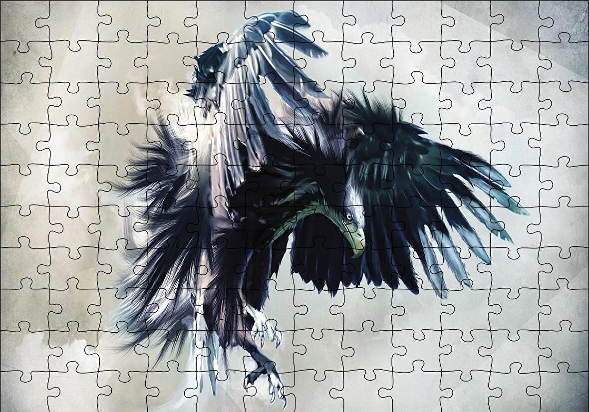 Cakapuzzle  Av Hedefli Kartal Puzzle Yapboz MDF Ahşap