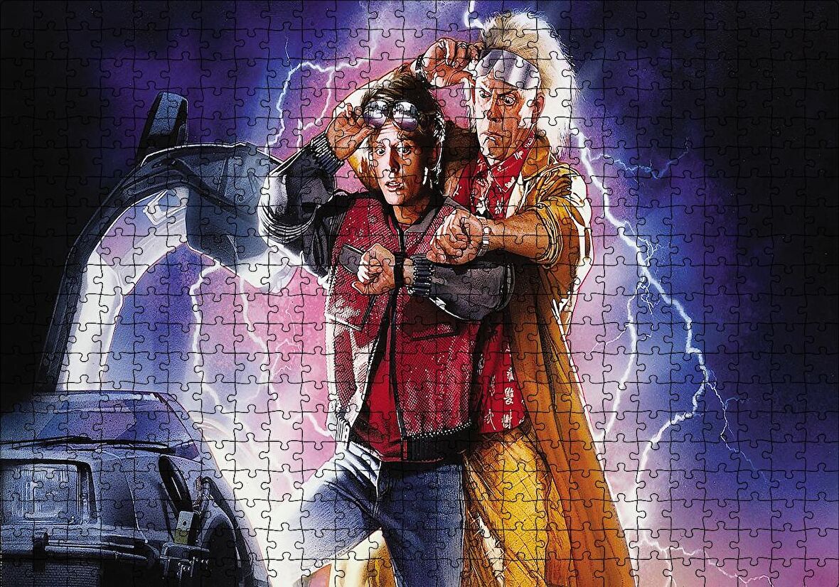 Cakapuzzle  Geleceğe Dönüş Puzzle Yapboz MDF Ahşap