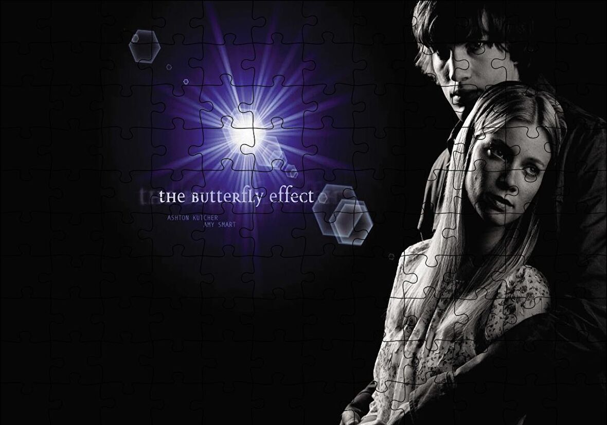 Cakapuzzle  Butterfly Effect Puzzle Yapboz MDF Ahşap