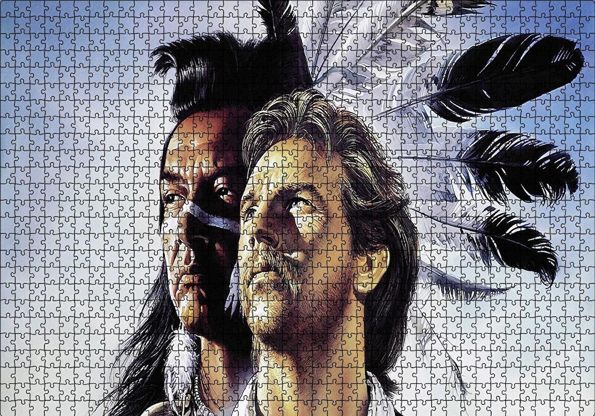 Cakapuzzle  Dances with the Wolves Puzzle Yapboz MDF Ahşap
