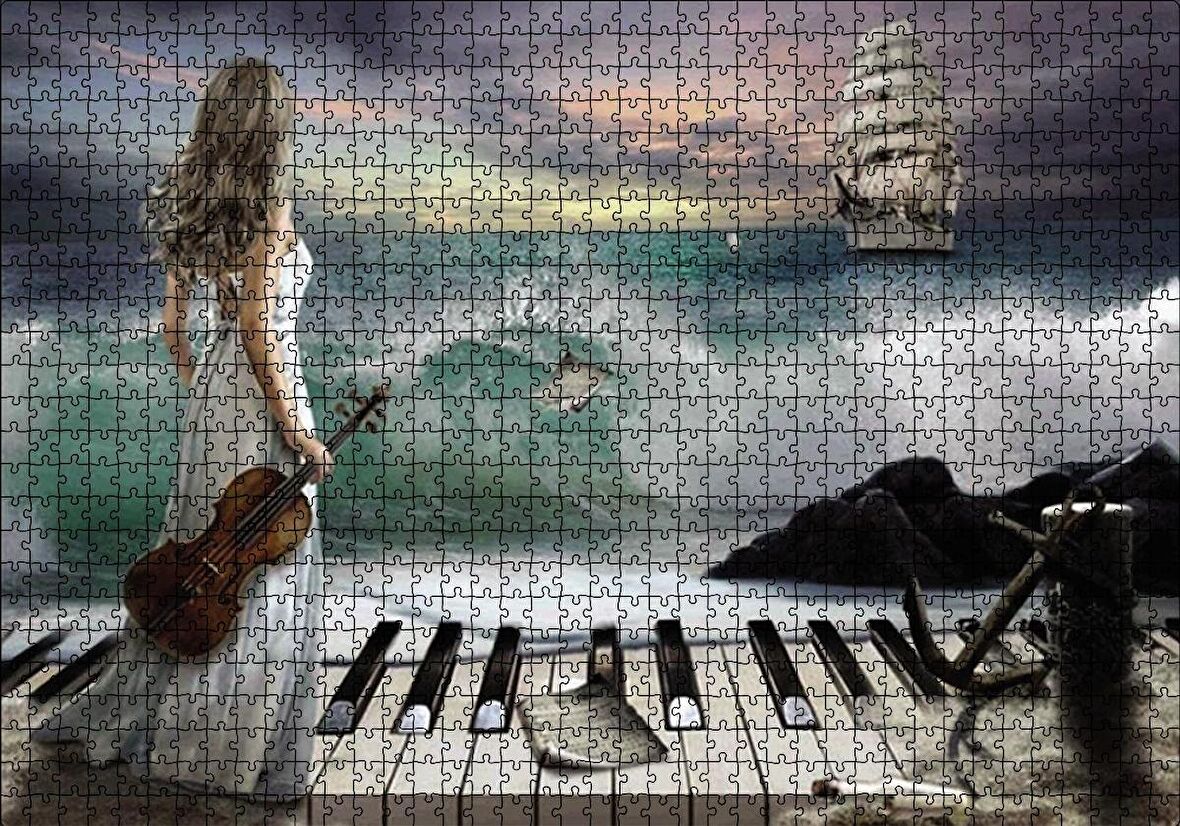 Cakapuzzle  Deniz Senfonisi Puzzle Yapboz MDF Ahşap