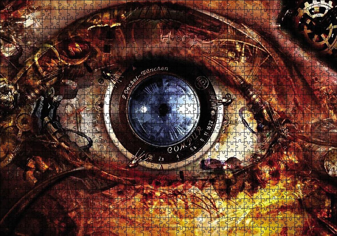 Cakapuzzle  Elektronik Göz Puzzle Yapboz MDF Ahşap