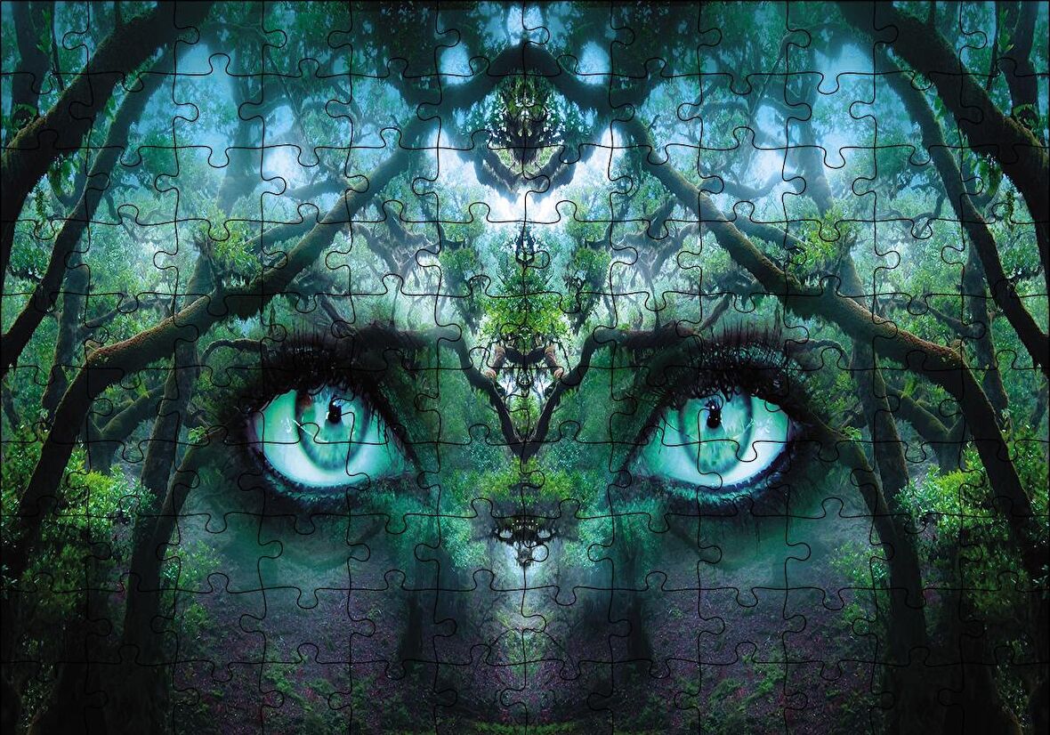 Cakapuzzle  Orman Gözü Fantastik Puzzle Yapboz MDF Ahşap