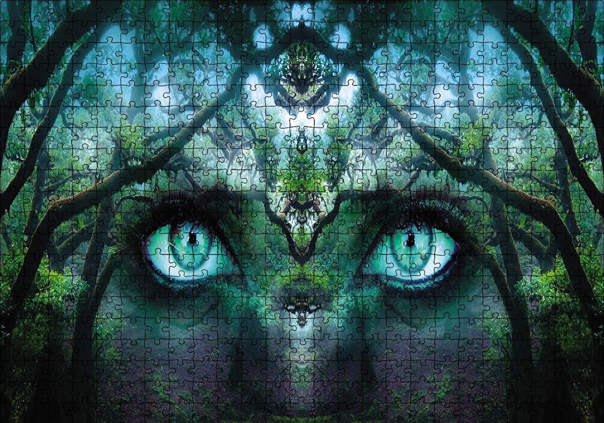 Cakapuzzle  Orman Gözü Fantastik Puzzle Yapboz MDF Ahşap