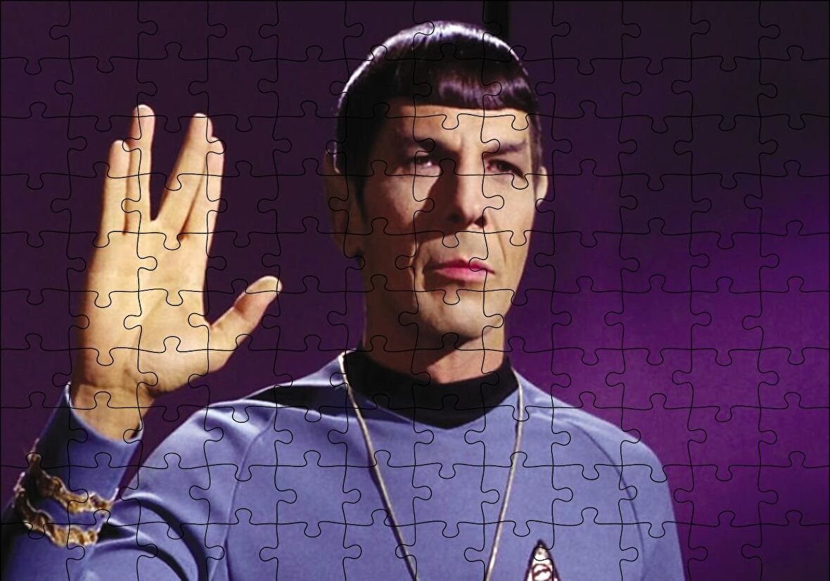 Cakapuzzle  Mister Spock Puzzle Yapboz MDF Ahşap