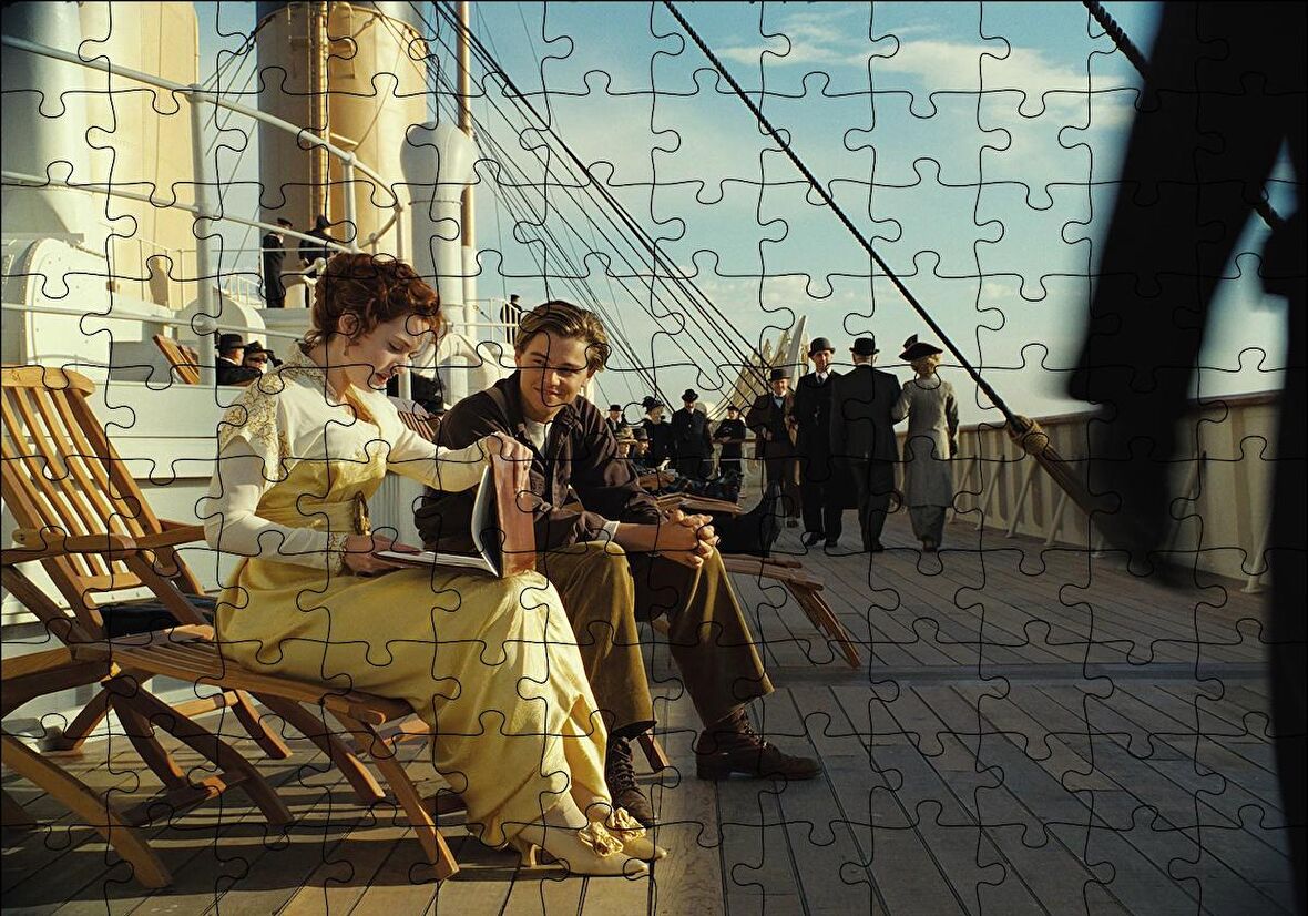 Cakapuzzle  Titanic Filmi 1997 Puzzle Yapboz MDF Ahşap
