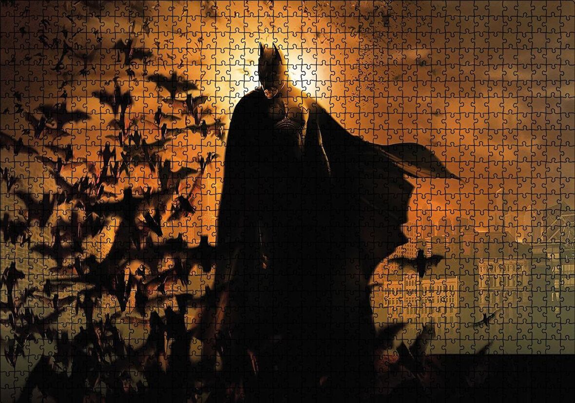 Cakapuzzle  Yarasalar Batman Puzzle Yapboz MDF Ahşap