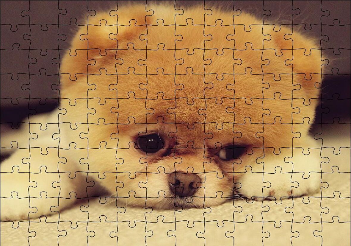 Cakapuzzle  Yavru Chow Puzzle Yapboz MDF Ahşap