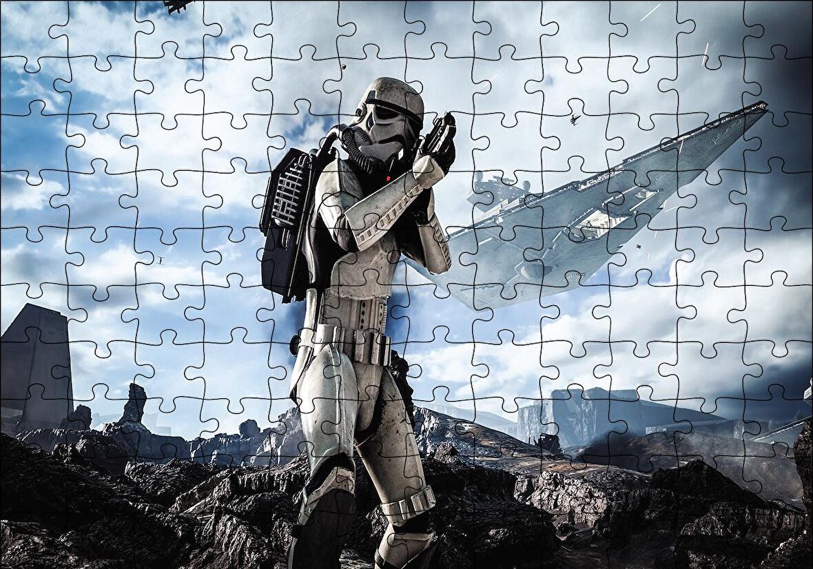 Cakapuzzle  Yıldız Savaşçıları Puzzle Yapboz MDF Ahşap