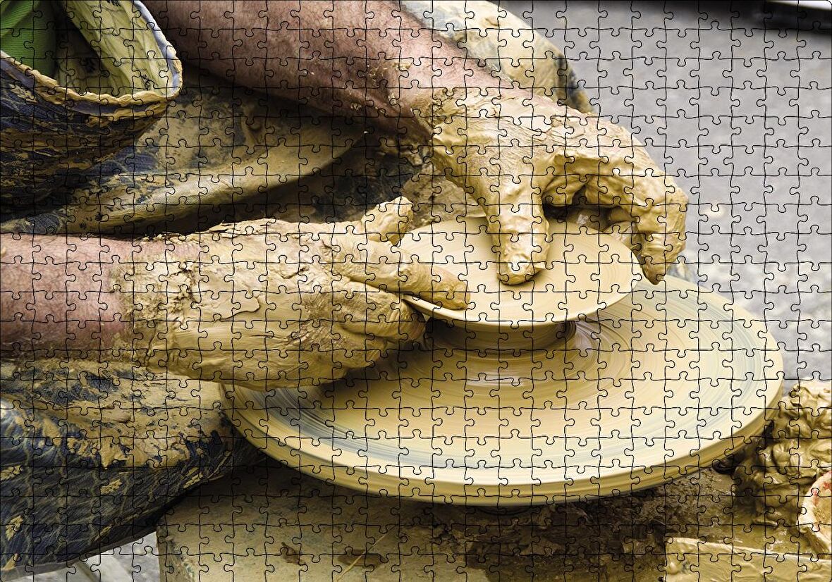 Cakapuzzle  Çömlek Ustası Puzzle Yapboz MDF Ahşap