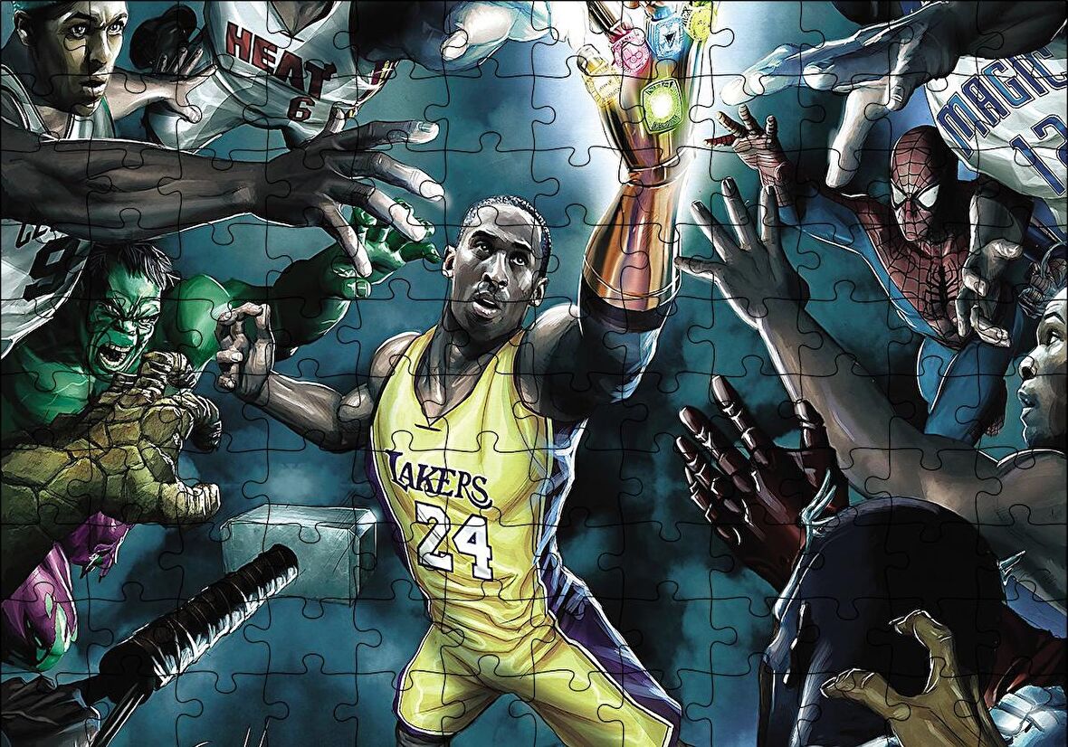 Cakapuzzle  Havalı Nba Puzzle Yapboz MDF Ahşap