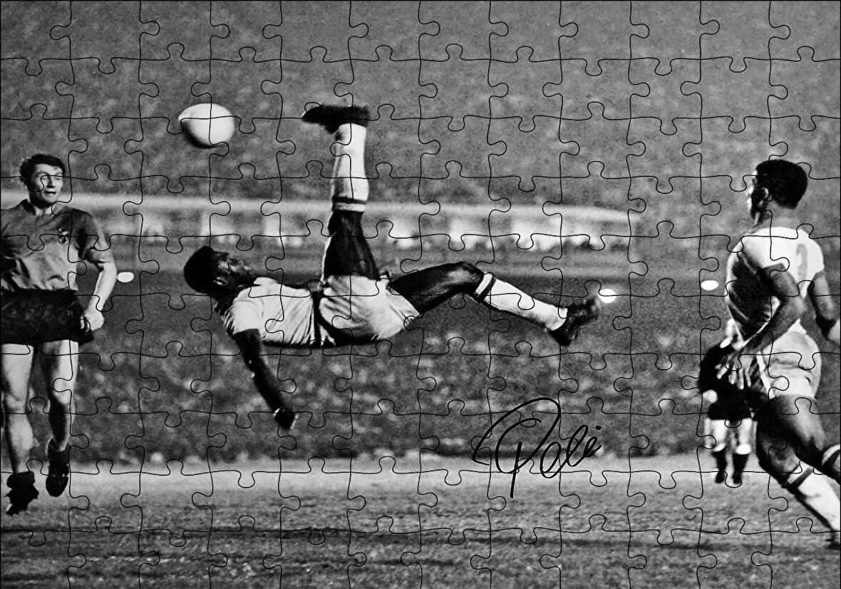 Cakapuzzle  Pele Rövaşata Puzzle Yapboz MDF Ahşap