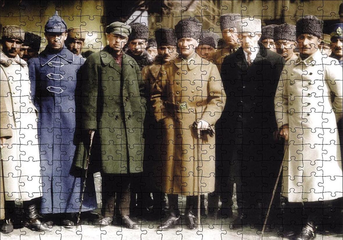 Cakapuzzle  Mustafa Kemal Kurtuluş Savaşı Puzzle Yapboz MDF Ahşap