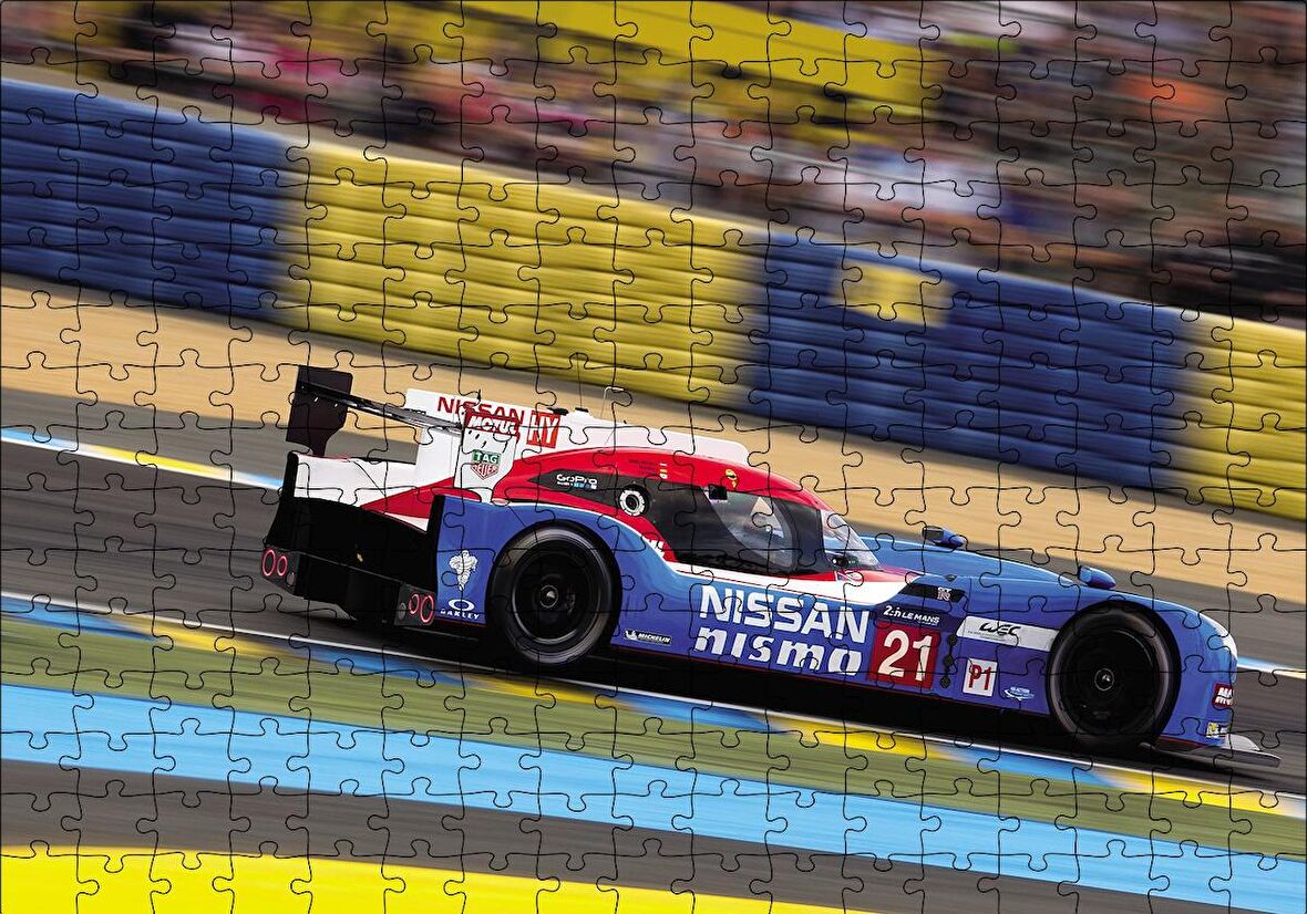 Cakapuzzle  2015 Nissan GT-R LM Nismo Otomobil Puzzle Yapboz MDF Ahşap