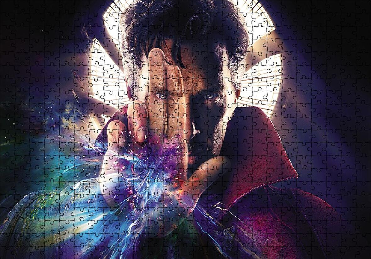 Cakapuzzle  Dr. Strange Görseli Puzzle Yapboz MDF Ahşap