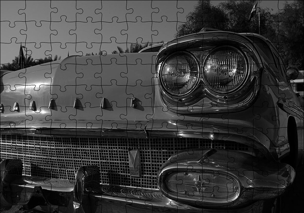 Cakapuzzle  Klasik Pontiac SB Görseli Puzzle Yapboz MDF Ahşap