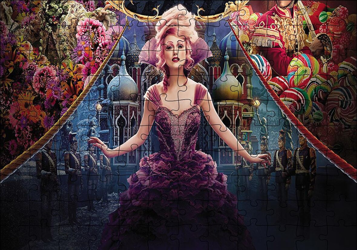 Cakapuzzle  Fındıkkıran ve Dört Diyar Keira Knightley Puzzle Yapboz MDF Ahşap
