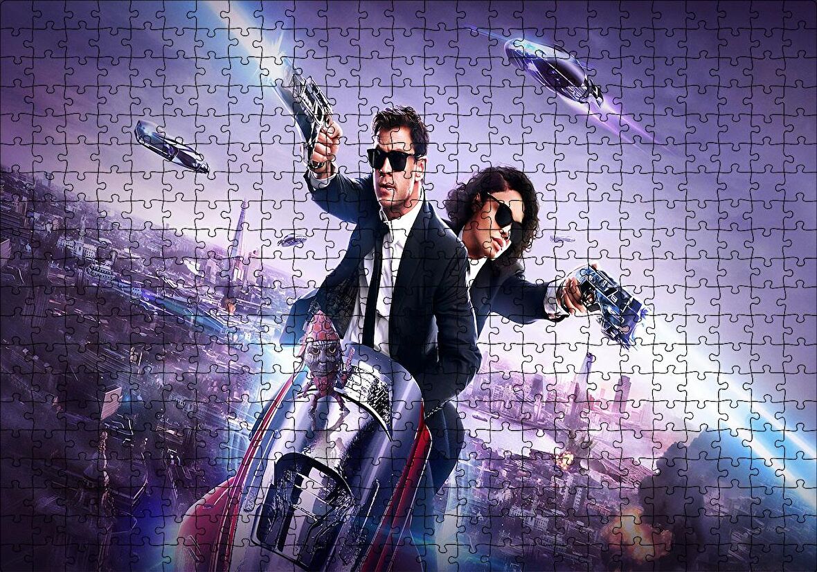 Cakapuzzle  MIB International Chris Hemsworth Puzzle Yapboz MDF Ahşap