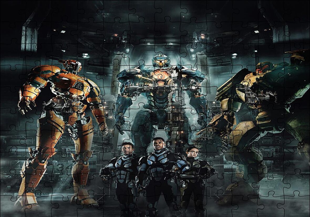 Cakapuzzle  Pacific Rim Uprising Saber Athena Gipsy Avenger Puzzle Yapboz MDF Ahşap