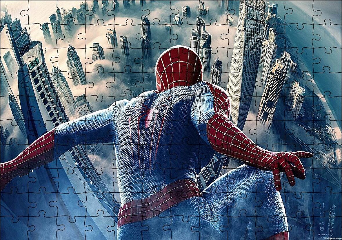 Cakapuzzle  Spiderman Örümcek Bakışı Puzzle Yapboz MDF Ahşap