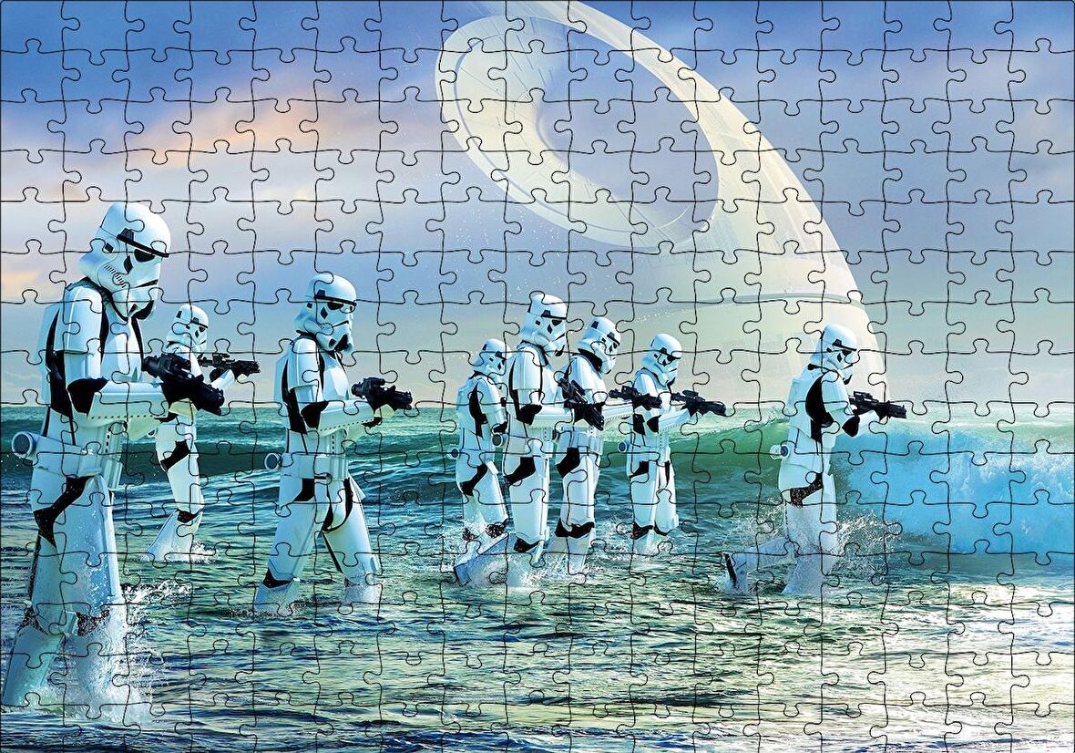 Cakapuzzle  Star Wars Rogue One Stormtroopers Puzzle Yapboz MDF Ahşap