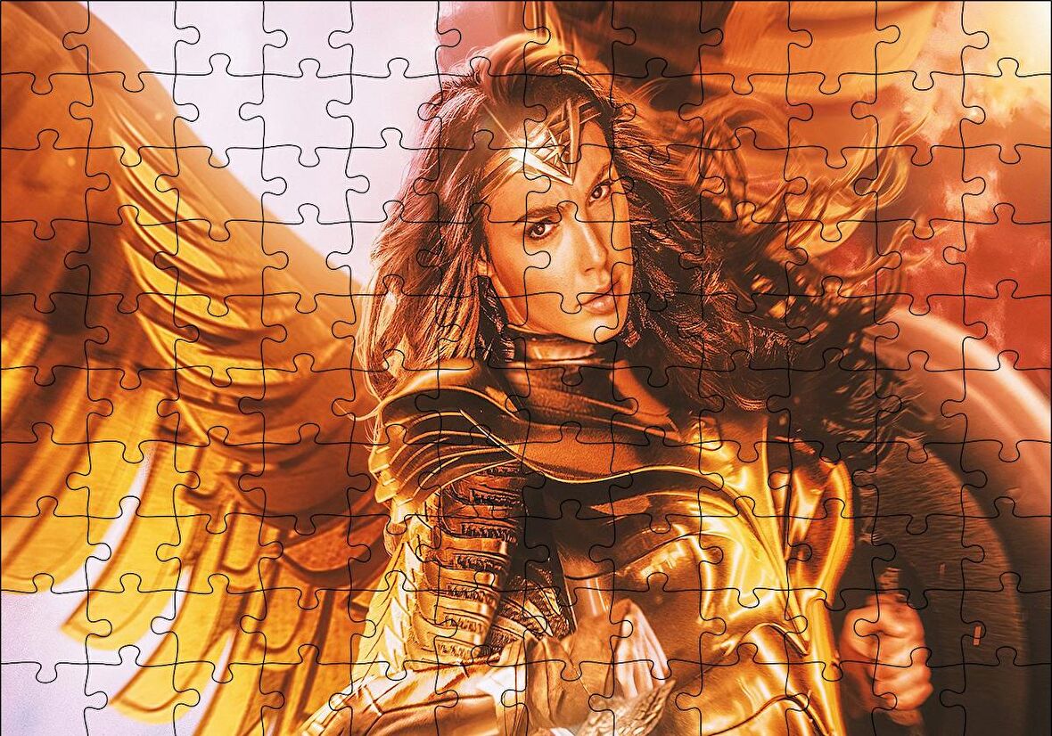 Cakapuzzle  Wonder Woman Puzzle Yapboz MDF Ahşap