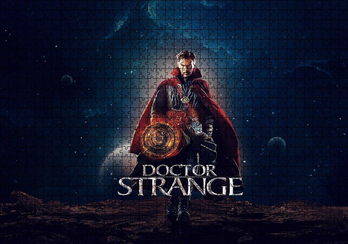 Cakapuzzle  Dr. Strange Benedict Cumberbatch Puzzle Yapboz MDF Ahşap