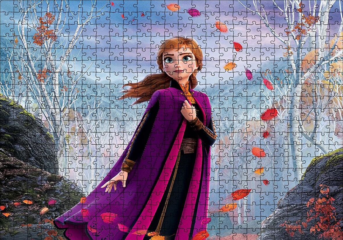 Cakapuzzle  Frozen 2 Anna Puzzle Yapboz MDF Ahşap