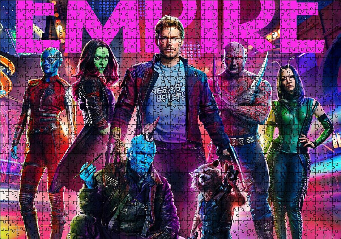 Cakapuzzle  Guardians of The Galaxy Vol 2 Kadro Puzzle Yapboz MDF Ahşap