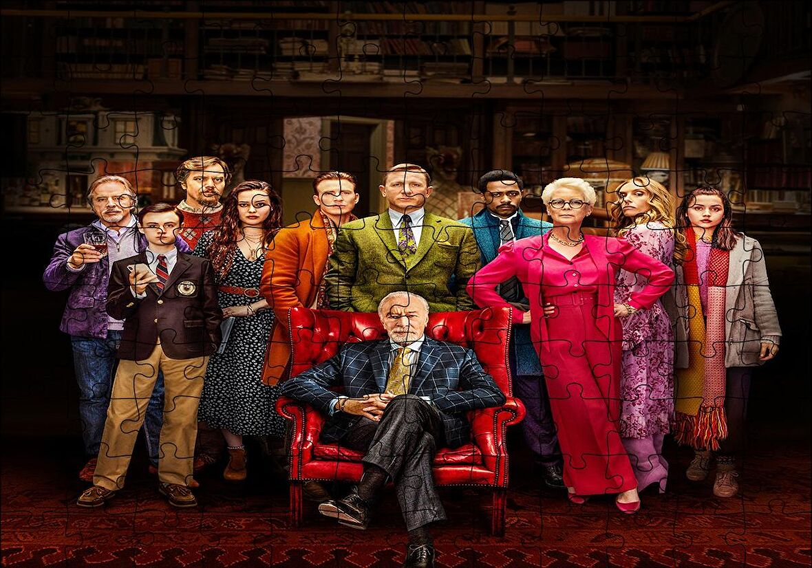 Cakapuzzle  Knives Out Tam Kadro Puzzle Yapboz MDF Ahşap