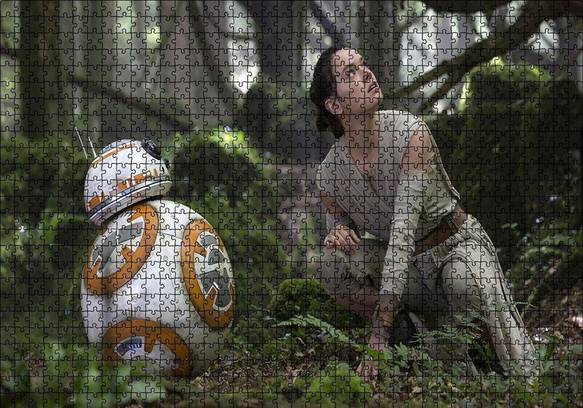 Cakapuzzle  Star Wars Daisy Ridley Puzzle Yapboz MDF Ahşap