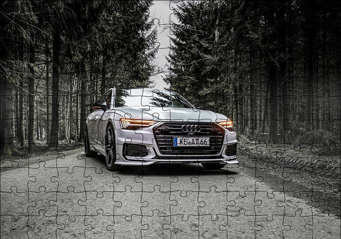 Cakapuzzle  Audi A6 3.0 TDI Avant Puzzle Yapboz MDF Ahşap
