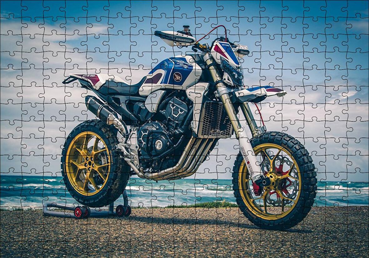 Cakapuzzle  Honda CB 1000 R Motorsiklet Puzzle Yapboz MDF Ahşap