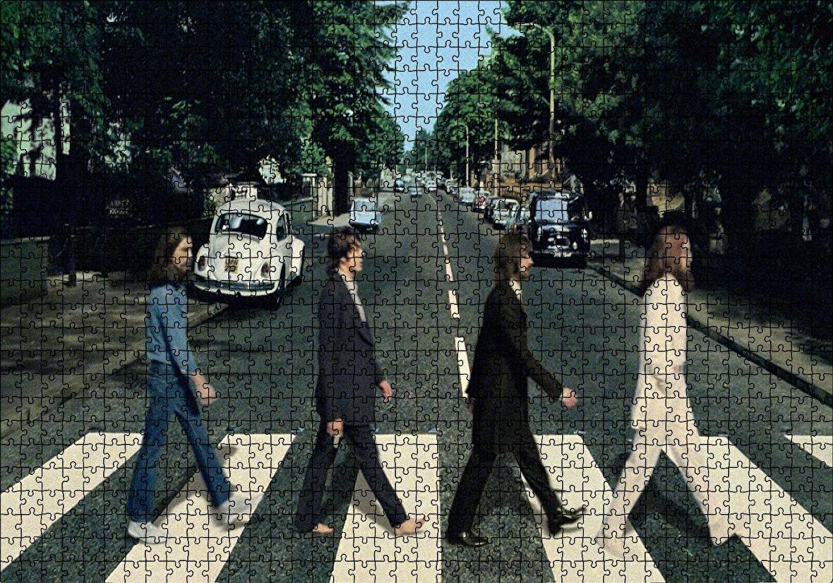 Cakapuzzle  Beatles Yaya Geçidinde Puzzle Yapboz MDF Ahşap